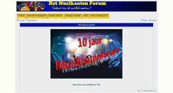 Desktop Screenshot of muzikantenforum.eu