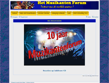 Tablet Screenshot of muzikantenforum.eu